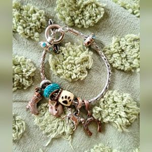 Charm bracelet with charms!